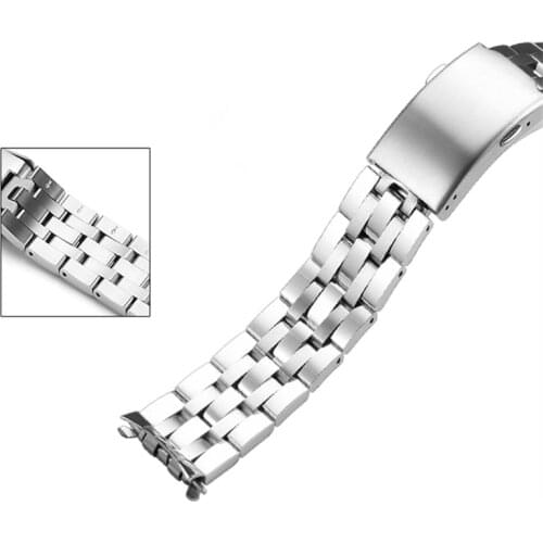 Stainless steel strap mens watch accessories19mm20mm for Tissot T17 T41 T461 PRC200T055T067 sports waterproof steel belt female