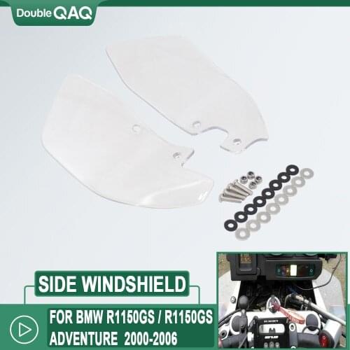 New Motorcycle Accessories Windshield Clear & Smoke Windscreen Wind Deflecto For BMW R 1150 GS R1150GS Adv 2000 - 2006