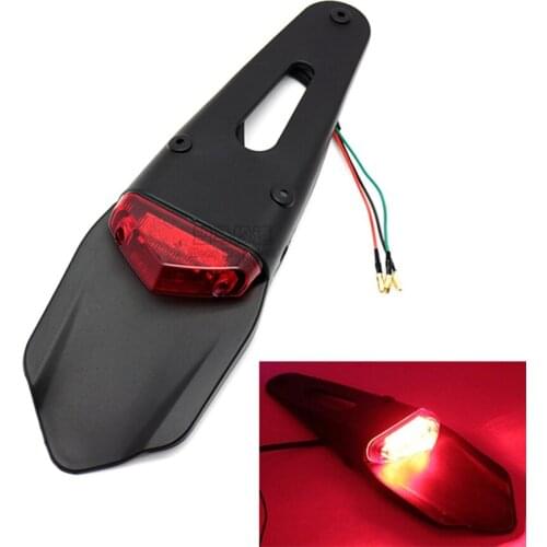 Motorcycle Rear Fender Taillight Brake Light For KTM XR250 XR400 XR650 WR250F WR450F CRF250X CRF450X CRF