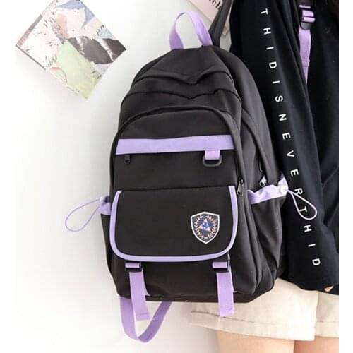 Bfuming Anti-Theft Backpack Preppy Style Women Backpacks Schoolbag Teenager Girls School Backapck Portable Travel Bag