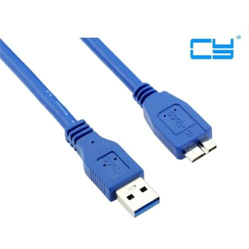 0.3M-5.0M USB 3.0 Male A to Micro B Cable Cord Adapter Converter For External Hard Drive Disk HDD High Speed