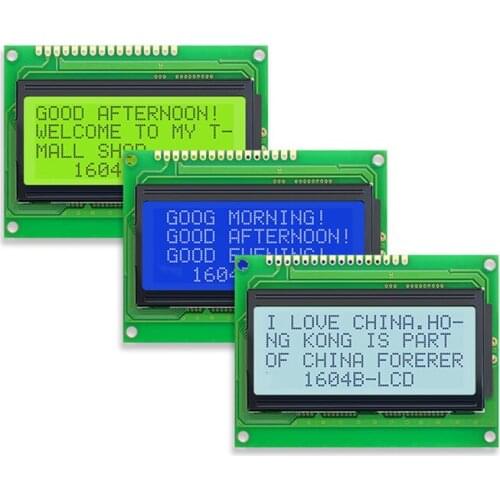 16PIN Character LCD1604 Display Screen SPLC780 Controller 5V White Backlight Parallel Interface