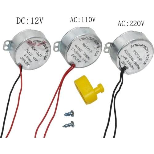 2 pcs Incubator Equipment AC 220V/110V Or DC 12V 50/60Hz Incubator Motor Turn The Eggs Motor Egg Incubator Equipment Fitting