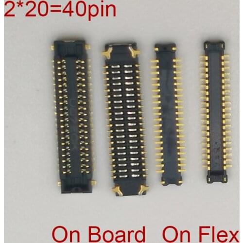 5Pcs 40pin LCD Display Screen Plug FPC Connector Port On Board For Huawei mate9 Mate 9 Lite 6 plus G9 Plus E199 P9 P9Plus Head 5
