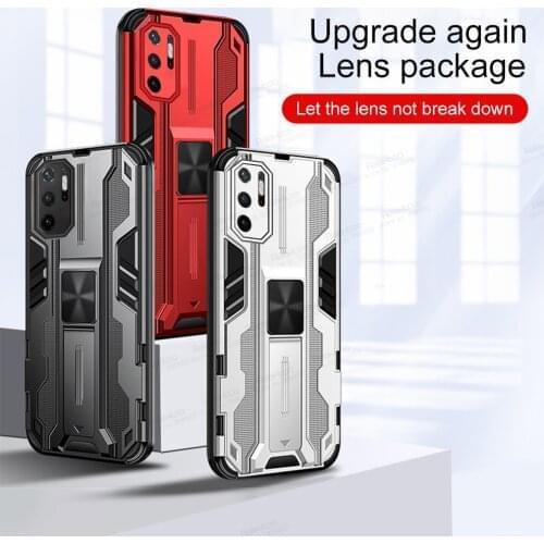Car Magnetic Holder Armor Cover For Xiaomi Poco M3 Pro Case Poxo Poko Pocco Pocophone F3 M F 3 Camera Protect Stand Phone Coque