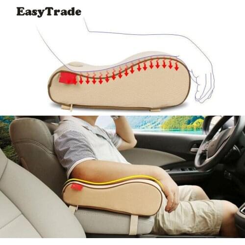 Memory Foam Booster Pad Car Interior Central Armrest Box Pad For Mitsubishi Outlander 2013-2018 Car Styling Accessories