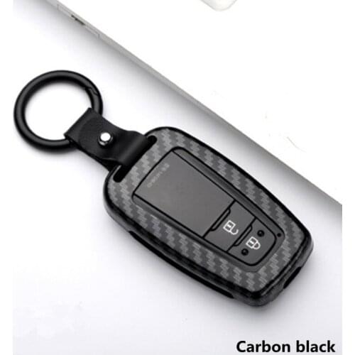 Alloy Car Key Bag Key Case Cover For Toyota Camry Corolla C-HR CHR Prado 2018 Key Protection