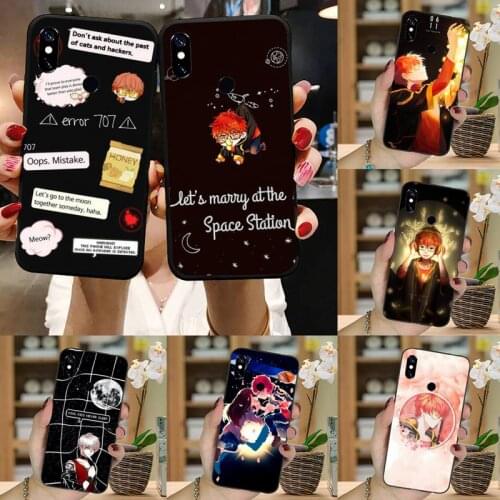 Mystic Messenger Glass 707 Phone Case For Xiaomi Mi Redmi Note 7 8 9 pro 8T 9T 9S 9A 10 Lite pro