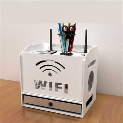 Organizador Acrilico De Regalo Opbergdoos Remote Control Holder Organizer Caja Almacenamiento Wooden Rangement Storage Box