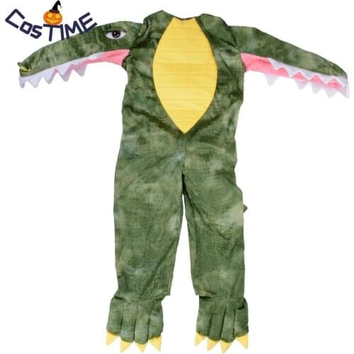 Child Dinosaur Costume Dragon Arms T-Rex Jumpsuit Animal Onesies Novelty Jurassic Costume Halloween Costumes dinosaur jumpsuit