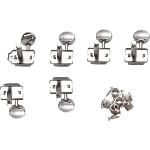 Guitar Machine Heads Tuners Chrome Locking String Tuning Key Pegs Tuners Set Replacement for Lp, Sg, Tl Electric Guitars