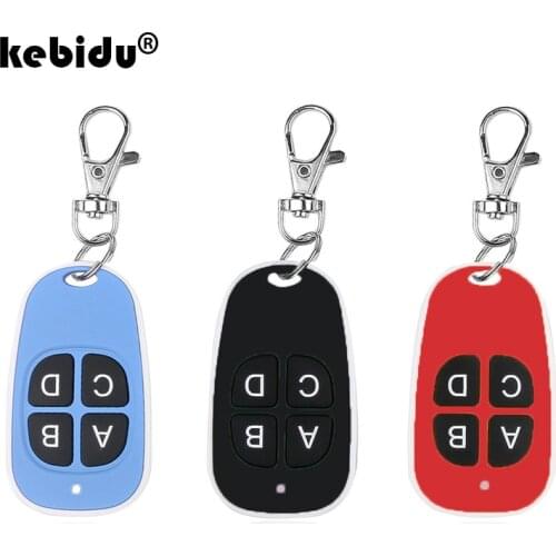 Kebidu Remote Control RF 433mhz Electric Cloning 4 Channel Copy Code Gate Garage Door Opener Key Duplicator For Home
