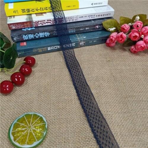 2.5cm T1133 High Quality White Non Elastic Colorful Lace Ribbon Trims Lace Trim For DIY crafts material gift packing lace