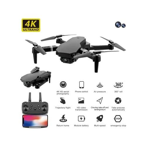 2021 New E58PRO Drone 4K HD Dual Camera Foldable Height Keeping Drone WiFi FPV 1080p Real-Time Transmission RC Quadcopter Toy