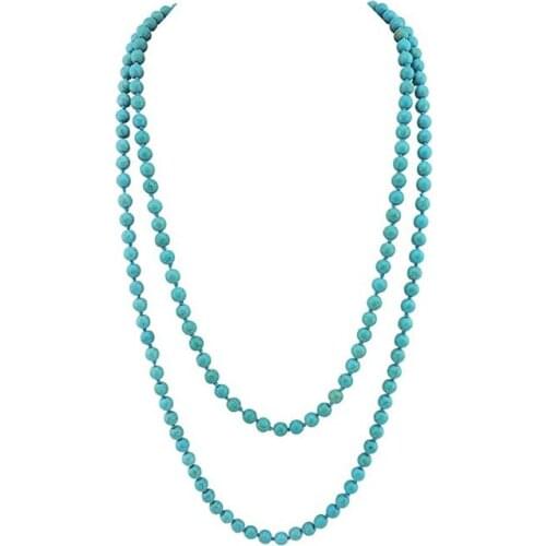 Handmade Fashion Bohemian Tribal Jewelry Crystal Beads Long Knotted 13Styles Glass Necklaces For Women Ethnic Necklace Best Gift