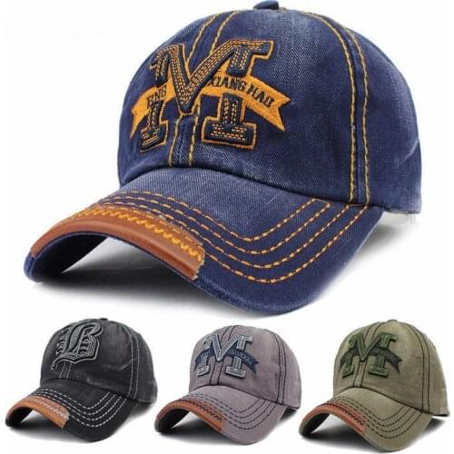 Embroidery Baseball Cap Cowboy Hip Hop Caps Outdoor Hats Shade Sunscreen Accessories