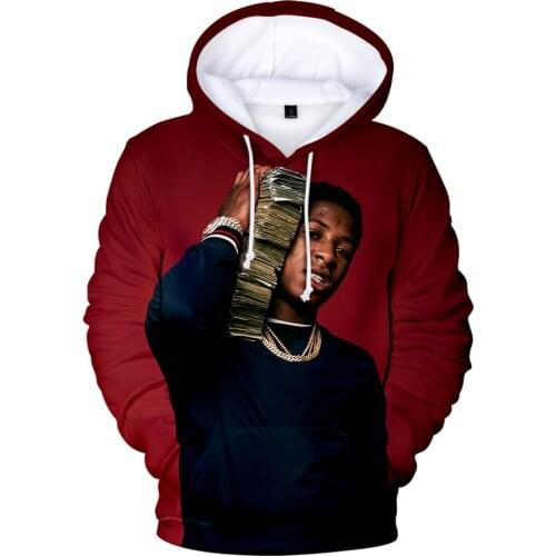 New Rapper YoungBoy Never Broke Again 3D Hoodies Men/Women Popular Streetwear Casual Autumn/Spring Warm Boys/girls Kids Clothes