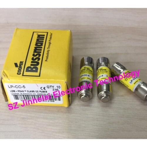 New and original LP-CC-5 TIME-DELAY FUSES 5A 600V 10*38mm