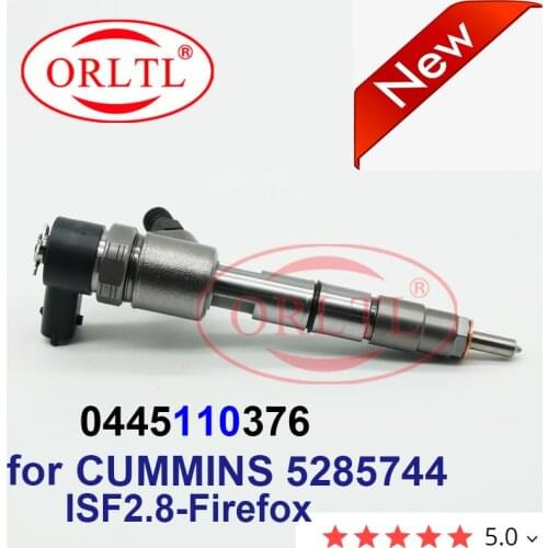 ORLTL Genuine 0 445 110 376 New Diesel Fuel Injector 0445110376 5285744 for CUMMINS ISF2.8-Firefox