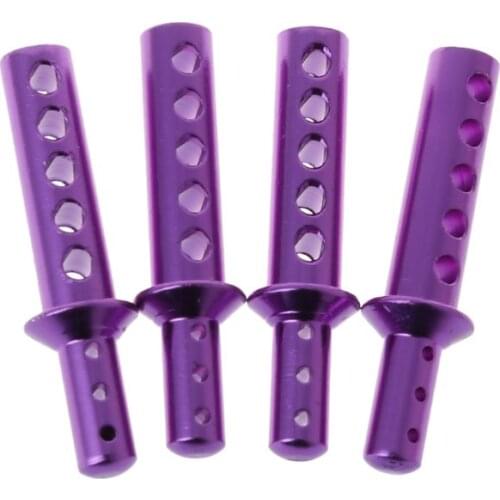 RC Car Models 4PCS HSP 108037 188037 Aluminum Car Shell Column Body Mounts 08007 1/10 Upgrade Parts for 94108 94188 94111