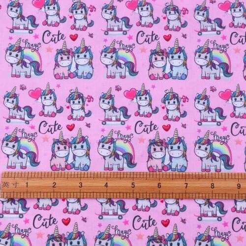 Diy polyster and cotton fabric cartoon animal patch polyester printing fabric sewing home textile clothing 50 * 140cm/piece