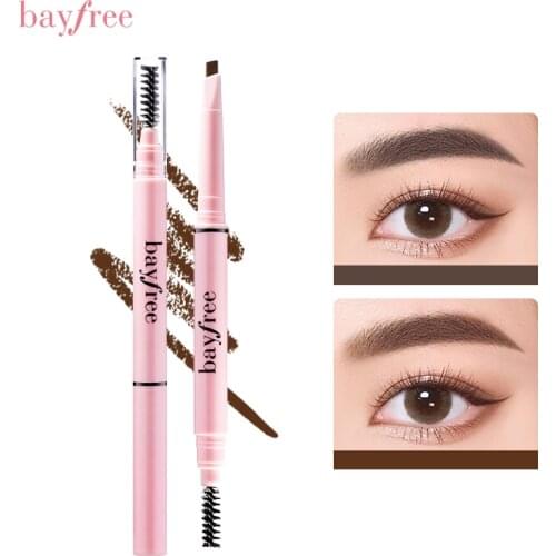 Bayfree Super Waterproof Eyebrow Definer Pencil With Brush Easy To Color Long Lasting for Vegan Eyebrows Enhancers Eyes Makeup