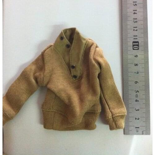 1/6 Scale American Army Sweater with Collar for 12''Figures Accessories DIY