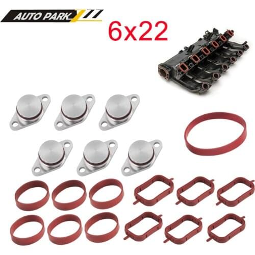 22 mm and 33 mm Swirl Flap Flaps Delete Removal Blanks Plugs For BMW M57 M57N M57TU