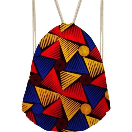 Noisydesigns 3D Graphics Printed Women Drawstring Bag Daypack Travel Small Backpack Beach Pouch Gift Bolsos Feminina luxury bag