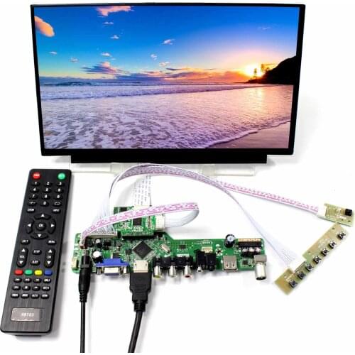11.6inch N116HSE EJ1 EA1 IPS LCD Screen Backlight WLED HD MI VGA CVBS USB RF LCD Controller Board