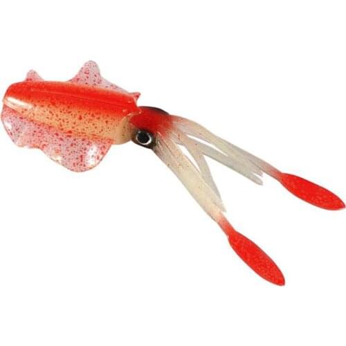 1pcs DYGYGYFZ Squid Soft Fishing Lure Wobbler 10cm7g Luminous Squid Jig Octopus Artificial Bait Sea Lure Bionic Bait