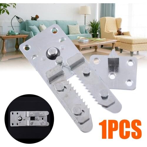 2pcs/set Furniture Hinge Connector Sofa Metal Sectional Connector Snap Couch Clamp Hardware Tools