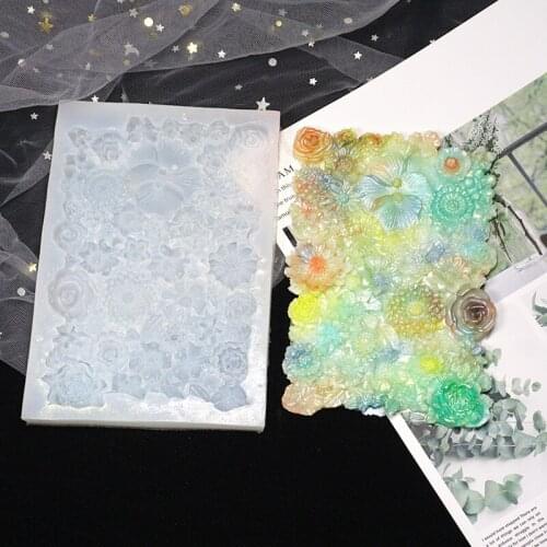 3D Flower Mixed Flower Silicone Mold For Epoxy Resin Manual Molds For DIY Jewelry Making