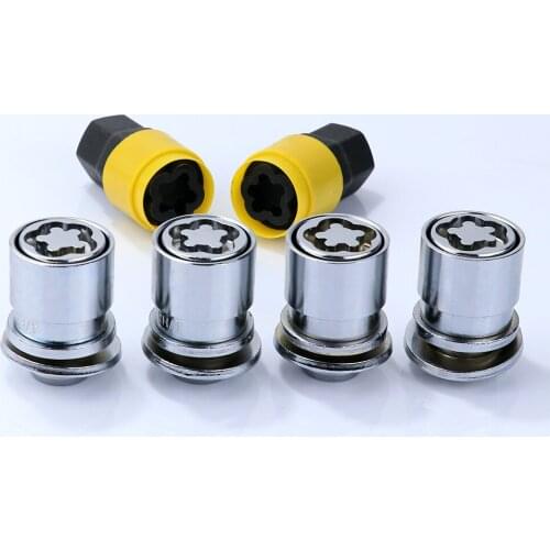 4pcs nuts+2keys High Quality Anti-theft Wheel Lock M12x1.5 Lug Nuts for Toyota Tacoma