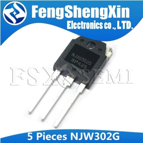 5pcs NJW302 TO-3P NJW302G TO3P NPN Power Transistor