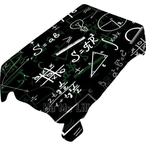 Abstract Vector Modern Mathematical Formula Background Design Tablecloth Indoor And Outdoor Unique Decoration
