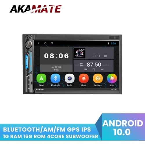 Android 10.0 7'' HD Car Radio Multimedia Video Player 2Din Touch ScreenCar Radio Bluetooth Universal Android Radio For 7''Radio