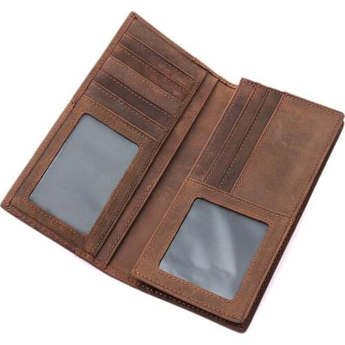 Men Wallet Cow Leather Money Clip Card Holders Bags Male Wallets