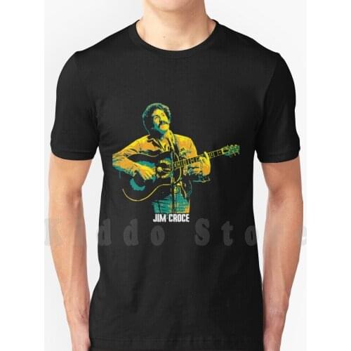 Jim Croce Jim Croce. James Joseph Croce. An American Folk And Rock Singer Songwriter T Shirt Print For Men Cotton New Cool Tee