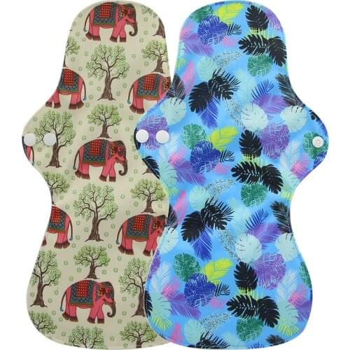 2pcs Reusable Organic Bamboo Menstrual Pads Heavy Flow Sanitary Pads Washable Mama Sanitary Towel Pad Extra Large Size VIP Link