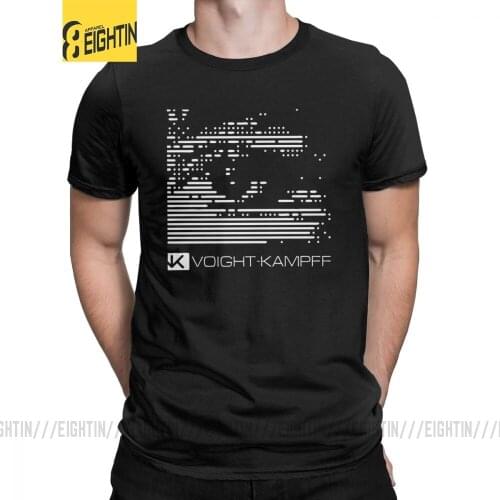 Voight Kampff Test Blade Runner T-Shirts Men Cotton T Shirt Deckard Movie Blaster Ridley Fiction Sci Fi Short Sleeve Tees Gift
