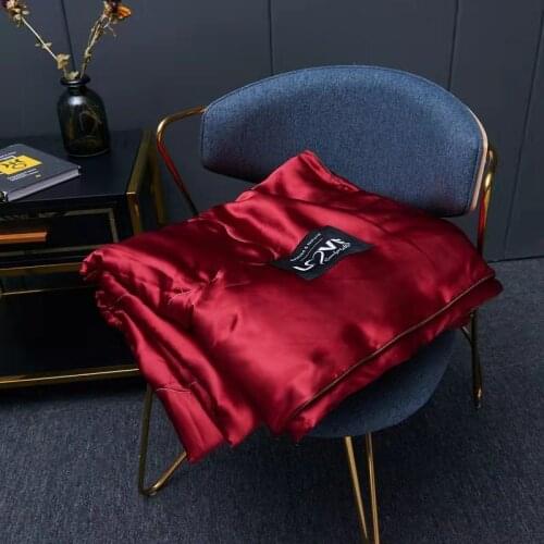 Blanket Ice Silk Quilt Washable Air-conditioning Thin Quilt Comfortable and Cool Naked Sleeping Cover Single Double Quilt