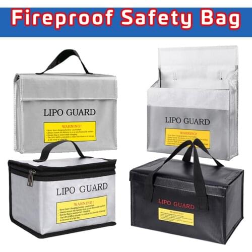 Fireproof Safety Bag LiPo Battery Portable Lipo Guard Explosion Proof Fire Resistant Charging Sack Battery Safe Bag For Battey
