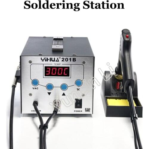 Soldering Station High Frequency Electric Suction Tin Gun Anti-static Suction Machine 201B