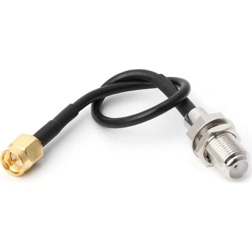RG174 RF Pigtail Cable F female to SMA Male Coaxial RF extension Pigtail Cable