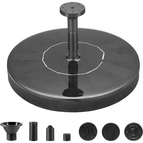 Solar Fountain Garden Kit Solar Water Pump Outdoor Landscape Fish Pool Pond Solar Water Pump Floating Fountain Garden Decoration