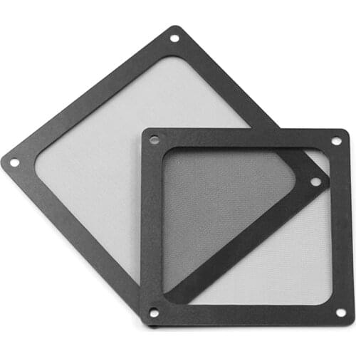 140mm 120mm 80mm Magnetic Frame Computer PC Mesh Nylon Fan Dust Filter Cover Grills With Magnet Dustproof Computer Case Cover
