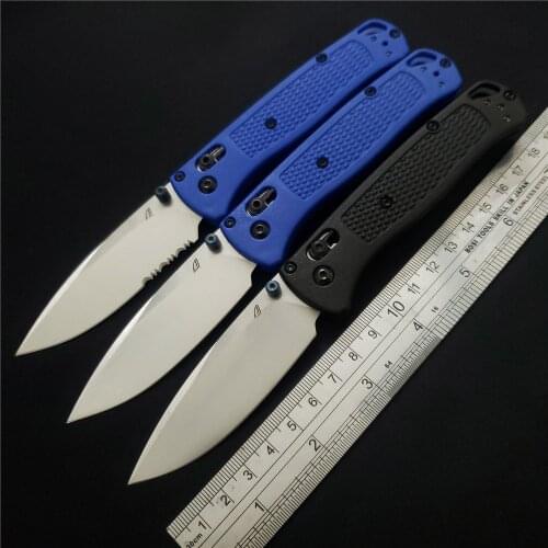EDIEU Made 535 Folding Knife D2 Blade Tactical Camping Survival Pocket Nylon Handle Outdoor Hunting Rescue Kitchen EDC Knives
