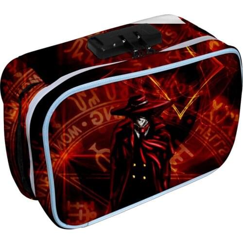 Hellsing Oxford cloth 3D printing Deodorant Tobacco Bag Storage Bag Cosmetic Bag