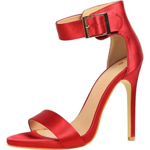 Sexy Thin Heeled High Heels Summer Fashion Fish Mouth Women Sandals Stylish Simplicity Party Wedding Shoes Woman Stilettos Pumps